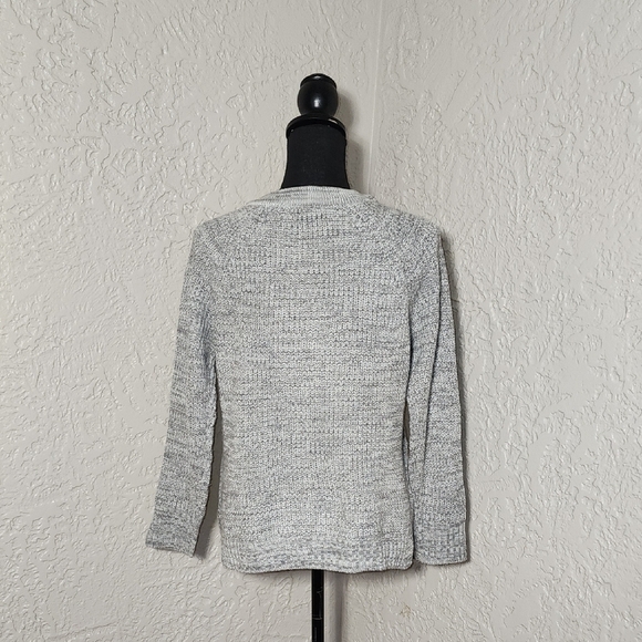 Juniors' It's Our Time Lace-Up Sweater - Picture 5 of 6